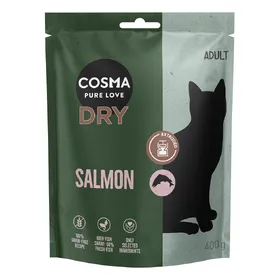 Comparer les prix de Cosma Croquettes extrudées au saumon pour chat - 400 g