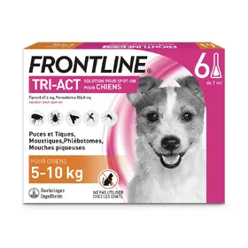 Meilleurs prix pour Pipettes Frontline Tri Act pour chien de petite taille, 5 à 10 kg