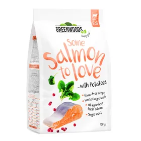 Comparer les prix de Greenwoods saumon, pommes de terre, épinards, canneberges pour chat 400 g
