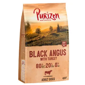 Comparer les prix de Purizon Adult Black Angus, dinde - sans céréales pour chien - 400 g