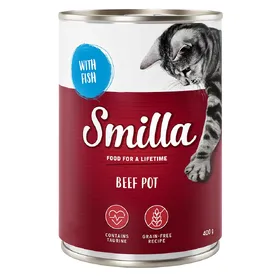 Comparer les prix de Smilla bœuf bœuf, poisson - Pâtée pour chat