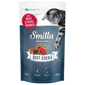 Meilleurs prix pour Smilla Soft Sticks canard, grenade - Friandises pour chat