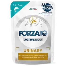 Meilleurs prix pour 12x80g Urinary Actiwet poisson Forza 10 aliment humide pour chat