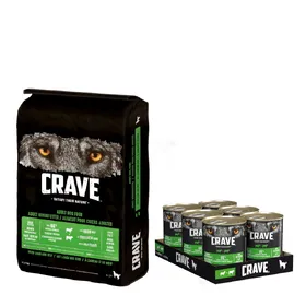 Meilleurs prix pour Crave Adult agneau, bœuf - Pâtée pour chien  agneau, bœuf Adult Crave croquettes