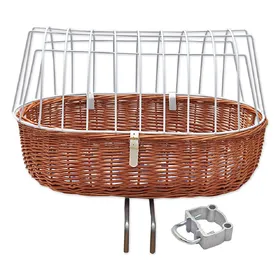 Comparer les prix de Maxi Panier vélo Chien avec grille de protection Aumüller l70 l46 H40 cm - Panier vélo pour Chien
