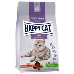 Comparer les prix de Happy Cat Senior saumon de l'Atlantique - Croquettes pour chat