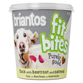 Comparer les prix de Briantos FitBites canard, betteraves, avoine (pot) - Friandises pour chien