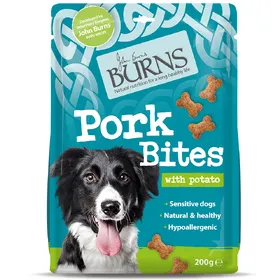 Meilleurs prix pour Friandises Burns Pork Bites à la patate douce - pour chien
