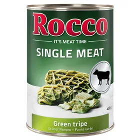 Meilleurs prix pour Rocco Single Meat 6 x 400 g pour chien panses