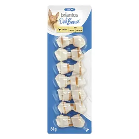 Comparer les prix de Briantos Deli Bones Os noués au poulet 7 x 5 cm pour chien - 42 x 5 cm (504 g)