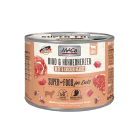 Comparer les prix de MAC's boeuf, coeur de poulet - Pâtée pour chat