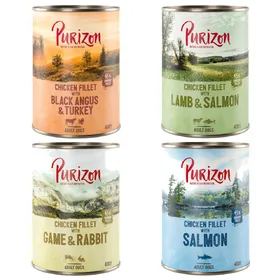 Meilleurs prix pour Purizon Adult lot mixte - Pâtée pour chien
