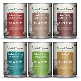 Meilleurs prix pour 400g Mix II Mixpack Venandi Animal nourriture pour chats humide