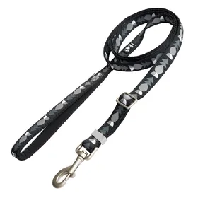 Comparer les prix de Laisse réglable Hurtta Bare, gris foncé pour chien - L 120-180 x l 2 cm