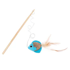 Meilleurs prix pour Canne à pêche TIAKI Poisson à plumes pour chat - 1 canne à pêche