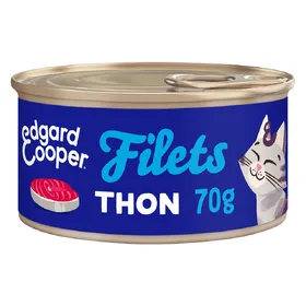 Comparer les prix de Edgard & Cooper Adult Filets de thon sans céréales - Pâtée pour chat
