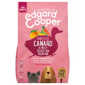 Comparer les prix de Edgard & Cooper, Fabuleux canard et poulet pour chiot-Chiot - Canard et poulet frais - Sans céréales