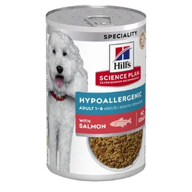 Meilleurs prix pour 12x 363g Hill's Science Plan Adult Hypo with Lachs nourriture pour chiens humide