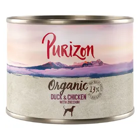 Meilleurs prix pour Purizon Organic Bio 6 x 200 g pour chien - canard, poulet & courgettes