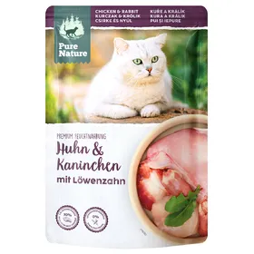 Comparer les prix de Pure Nature 12 x 85 g pour chat - poulet, lapin