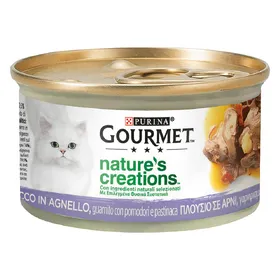 Comparer les prix de Lot Gourmet Nature's Creations 24 x 85 g pour chat - agneau, tomate