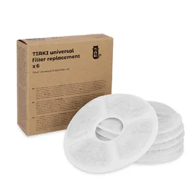 Meilleurs prix pour Accessoires pour fontaine à eau en plastique Starfish TIAKI&nbsp;: filtre de rechange (6&nbsp;pièces) pour chat