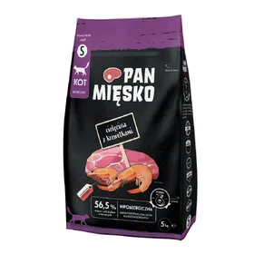 Meilleurs prix pour Pan Mięsko Small veau, crevettes pour chat - 5 kg
