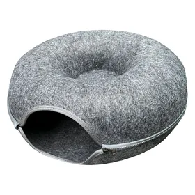 Meilleurs prix pour Tunnel Aumüller Donut pour chat  - gris