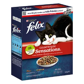 Meilleurs prix pour Felix Countryside Sensations, bœuf pour chat - 4 x 1 kg