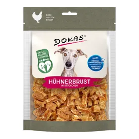 Meilleurs prix pour Friandises Dokas pour chien à prix spécial ! - poulet (70g) + canard (70g) + poulet (120g) + poulet en lamelles (170g) + poulet en morceaux (170g)