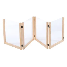 Comparer les prix de TIAKI Enclos pour petits animaux en bois 201,5x60x3cm Petit animal