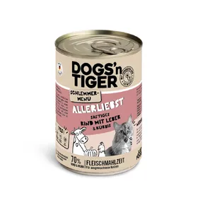 Meilleurs prix pour Menu gourmet Dogs’n Tiger 6 x 400 g - bœuf, foie