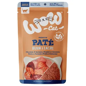 Comparer les prix de WOW Cat Adult Poulet & Saumon