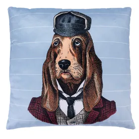 Comparer les prix de Coussin Smartpet  "Funny Dogs" pour chien - gris : L 40 x l 40 cm