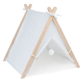 Comparer les prix de TIAKI Tipi pour chat Blue Wave 56,5x61,5x61cm chat