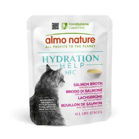 Meilleurs prix pour Almo Nature HFC Hydration Help 6 x 50 g pour chat - bouillon de saumon avec filet de saumon