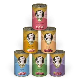 Meilleurs prix pour Kitty Cat Adult Pâte 6 x 400 g pour chat – lot mixte I (6 variétés)