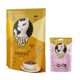 Comparer les prix de Kitty Cat Adult poulet pour chat - 2 x 800 g