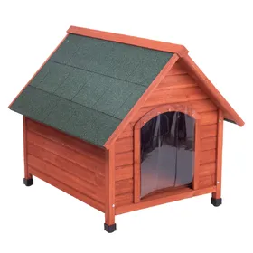 Meilleurs prix pour Spike Confort Niche avec porte en plastique pour chien - Taille L 101x84x87 cm