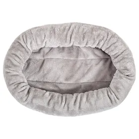 Comparer les prix de Pièces de rechange Natural Paradise - coussin ovale (L 61 x l 46 x H 11 cm, gris)