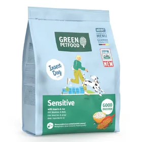 Meilleurs prix pour 900g Green Petfood InsectDog Sensitive avec insectes & Riz nourriture sèche pour chiens