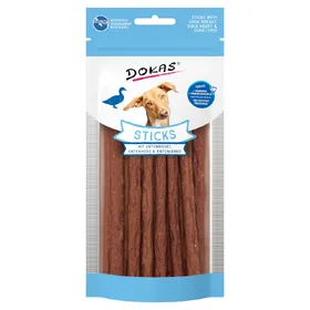 Comparer les prix de 60g Dokas Sticks au magret de canard, cœur de canard et foie de canard friandises pour chiens
