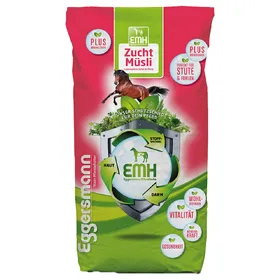 Comparer les prix de 20kg EMH Zucht Müsli Eggersmann pour cheval d'élevage - Muesli pour cheval