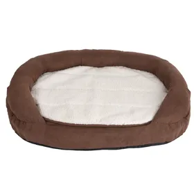 Meilleurs prix pour Panier ovale Grand chien L117 l72 H24cm Memory marron - Panier pour Chien