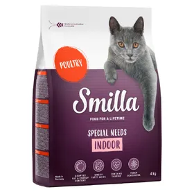 Comparer les prix de Smilla Adult Indoor pour chat - 4 kg
