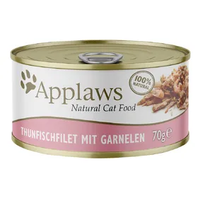 Meilleurs prix pour Filet de thon & crevettes Applaws - Nourriture pour Chat