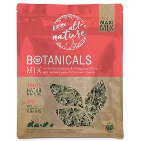Meilleurs prix pour 400g Bunny All Nature Botanicals Maxi Mix feuilles de framboisier & fleurs de bleuet Complément alimentaire pour rongeurs