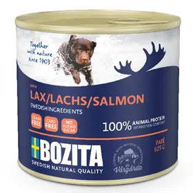 Comparer les prix de Bozita Paté 6 x 625 g pour chien - saumon