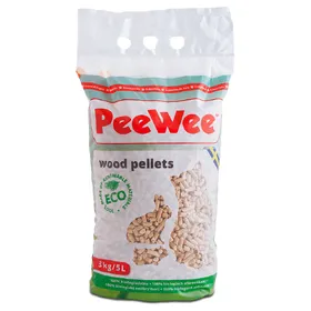 Meilleurs prix pour Litière PeeWee - Litière Granulés de bois pour chat