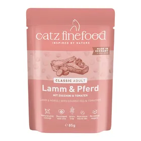 Comparer les prix de Lot catz finefood 16 x 85 g pour chat - agneau, cheval
